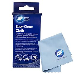 AF Easy-Clene — Hoogwaardige lensbril en schermreinigingsdoekje - herbruikbaar en wasbaar. Gebruik met/zonder oplossing 1x doek 17 cm x 15 cm blauw XMIF001