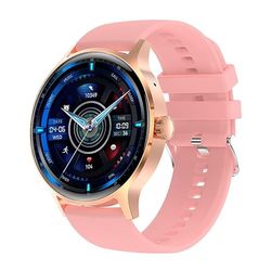 Cool Smartwatch Iris Silicone Rosa (Amoled, Chiamate, Salute, Sport), Rosa, Grande