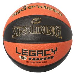Spalding – TF-1000 Legacy – Balón Baloncesto - Size 7 - Baloncesto – Aprobada por ACB - Material ZK Composite - Indoor y Outdoor - Anti-Deslizante – Excelente Agarre