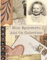 Mini Ephemera Add On Collection: A variety of vintage themed snippets for junk journals and scrapbooks