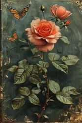 Vintage Rose Journal