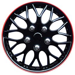 AUTO-STYLE AutoStyle KT970-IB Plus R Set Missouri Ice preto/vermelho Rim Calções (4 unidades)