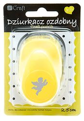 1 DP mestiere Punzone per Fori a Forma di Angelo di 2,5 cm, 2 Colori