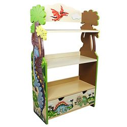 Fantasy Fields Meuble bibliothèque en Bois Enfant Mixte Rangement Dinosaure Livre Jouet TD-0069A