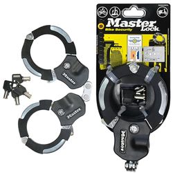 MASTER LOCK certifierade klovar, stöldskyddslås - Polisgodkänd [1 svänglänk] [36 cm] 8200EURDPRO - Används bäst för elektriska skotrar, cyklar, motorcyklar