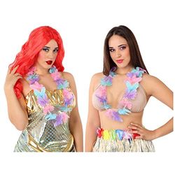 BigBuy Carnival Collana, Metallo Non pregiato, Multicolore, Misura Unica