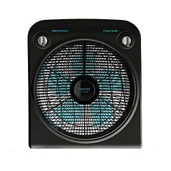 Cecotec EnergySilence 6000 PowerBox Black Vloerventilator, 50 W, 5 vleugels, 3 snelheden, koperen motor, draaiknop, 2-uurs timer