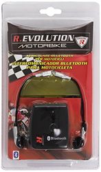 R. Evolution Moto 60718 Bluetooth para Moto Talkie Auricular con Bluetooth, Color Negro