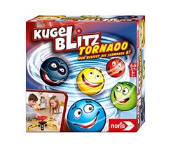 Noris 606064680 Ball Blitz Tornado - kinderspel vanaf 5 jaar - actievol reactiespel voor het hele gezin - voor 2-4 spelers, zwart