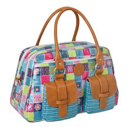 Lässig Metro Bag Paisley - saco para carrinho de bebé Flower Quilt tamanho: largura 45,5 cm, altura 25 cm, profundidade 20 cm