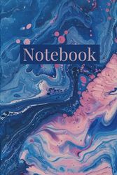 Notebook: Abstract Style, 120 lined Pages For Office, Home, School, Business