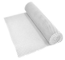 Aidapt Non Waterproof Slip White Easy to Cut 150x30 cm Fabric Mat Ideal for use Lining Draws, Shelves , and Work tops