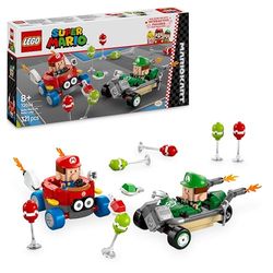 LEGO Mario Kart – Bébé Mario Contre Bébé Luigi - Jeu de Construction avec 2 Voitures de Course et 2 Figurines Collector Nintendo - Cadeau pour passionnés de Jeux vidéo dès 8 Ans 72034
