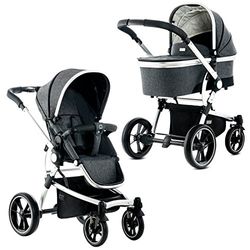 Moon 63740200-870 COOL, stone/fishbone kinderwagen, grijs