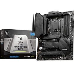 MSI MAG Z790 TOMAHAWK WIFI Placa base ATX - Soporta procesadores Intel 12ª y 13ª Gen Core, LGA 1700 - 90A SPS VRM, DDR5 Memory Boost 7200+MHz/OC, PCIe 5.0 & 4.0 x16, 4 x M.2 Gen4, Wi-Fi 6E