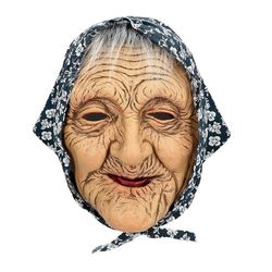 Boland Masque pour adulte en latex pour fête à thème et carnaval, grand-mère et grand-père, accessoire pour costumes de fête à thème