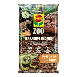 COMPO Zoo Substrat pour Lézards et Terrariums, pour Reptiles de Grande Taille Grain Grossier 10-18 mm - 10 L