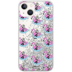 ERT GROUP mobile phone case for Apple Iphone 13 MINI original and officially Licensed Disney pattern Minnie 023 optimally adapted to the mobile phone, with glitter overflow effect