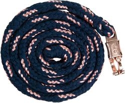 HKM 12935-Corde Corde Bleu Marine/Or Rose 180 cm