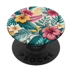 Flores Boho Coloridas Para Mujeres Niñas Arte Floral PopSockets PopGrip Adhesivo