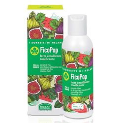 Helan I Sorbetti FicoPop - Crème Corps Fluide Parfumée aux Vitamines C et E Antioxydantes, Pastèque et Figue, Crème Corps Hydratante Naturelle à l'Huile d'Amande Douce et Microsphères de Riz, 150 ml