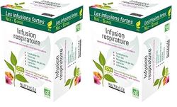 NUTRIGÉE - Infusion Respiratoire Bio - Apaise - Voies Respiratoires & Défenses Naturelles - Thym, Eucalyptus, Bourgeons De Pin, Lierre, Échinacée - Riche En Concentrés Végétaux Solubles - 30 Sachets