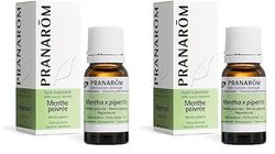 PRANARÔM - Menthe Poivrée - Huile Essentielle Chémotypée - Digestion & Tonus - 100% Pure Et Naturelle - HECT - 10 ml (Lot de 2)