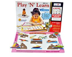 Creative Educational Early Years Play and Learn Water/Air Transport