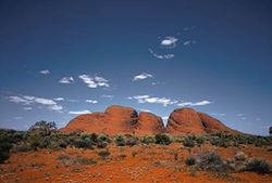 Papier Peint déco poster KATA TJUTA, AUSTRALIE 3 x 2,70 m | Déco et photo murale XXL Qualité HD Scenolia