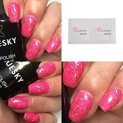 Bluesky Smalto Per Unghie Gel, Barbie Pink, Blz4, Rosa, Pastello, Neon, Luccichio (Per Lampade Uv E Led) - 10 Ml