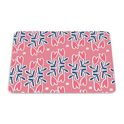 Bonamaison, Alfombrilla Rectangular para ratón con Estampado Digital, Base Antideslizante, para Oficina y hogar, tamaño: 22 x 18 cm