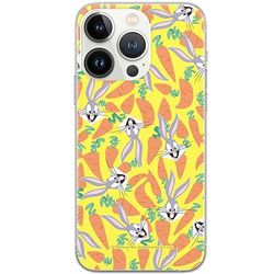 ERT GROUP mobiltelefonfodral för Iphone 13 PRO originalt och officiellt licensierat Looney Tunes mönster Bugs 017 optimalt anpassad till formen på mobiltelefonen, fodral tillverkad av TPU-plast