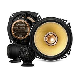 Kenwood KFC-XS1704 audio gecertificeerde 17cm auto-componentluidsprekers, prachtig ontwerp en gerenommeerd geluid