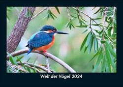 Welt der Vögel 2024 Fotokalender DIN A5: Monatskalender mit Bild-Motiven von Haustieren, Bauernhof, wilden Tieren und Raubtieren