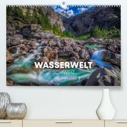 Wasserwelt Schweiz (hochwertiger Premium Wandkalender 2024 DIN A2 quer), Kunstdruck in Hochglanz: Landschaftsfotokalender mit den schönsten und beeindruckendsten Wasserlandschaften der Schweiz.