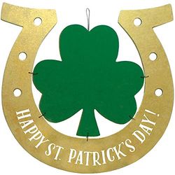 Amscan 242554 Sign Mdf Hanging Happy St Pats