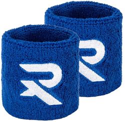 Raquex katoenen polsbandjes: zacht, rekbaar materiaal van katoen. 8 cm of 13 cm breed. Sportieve zweetbanden voor dames en heren. 7 kleuropties - Blauw