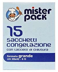 Mister Pack Set 24 Congélateur Boîte 28X42 15 Pièces Grandes Conteneurs pour la Cuisine
