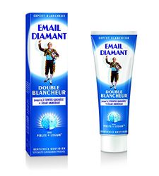 Email Diamant Dentifrice double blancheur, éclat immédiat, arôme menthe fraîche - Le tube de 75ml