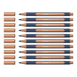 Schneider ML05001102 - Bolígrafos metálicos (grosor de trazo 0,4 mm, tinta altamente metálica, secado rápido, carcasa de 88% plástico de base biológica), 10 unidades, cobre