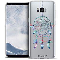 Caseink - Beschermhoes voor Samsung Galaxy S8+/ Plus (G955) [Crystal Gel Motief HD Collectie Dreamy Design Attrape Rêves Rainbow - Zacht, Ultradun - Bedrukt in Frankrijk]