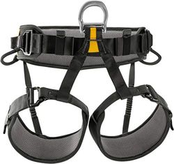 Petzl, Falcon, Licht Lage Harnas Voor Reddingsinterventies, Zwart Geel, 2, Unisex-Volwassene