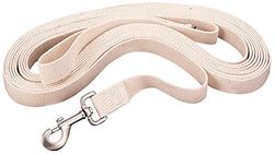 Weaver Leather Longe Plate en Coton avec Bouton-Pression, 2,5 cm x 9,1 m, Blanc