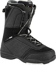 Nitro Vagabond TLS '22 All Mountain Freestyle snabbsnörningssystem billig båt snowboardbåt, svart, 250