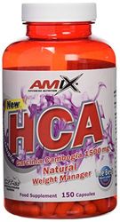 AMIX - Suplemento Alimenticio HCA en 150 Cápsulas - Ayuda a Reducir la Grasa - Contiene Antioxidantes y Cambogia - Favorece el Aumento de Energía - Suplemento Deportivo