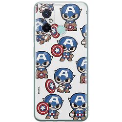 ERT GROUP mobiltelefonfodral för Xiaomi REDMI 12C/ REDMI 11A originalt och officiellt licensierat Marvel mönster Capitan America 029, fodral tillverkad av TPU-plast