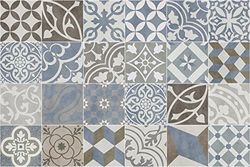viniliko Antieke stickers decoratieve kunst 10x10x0,1 cm blauw