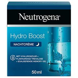 Neutrogena Hydro Boost Night Cream, Face Cream, Moisturising Cream, All Skin Types, Oil-Free, 50 ml