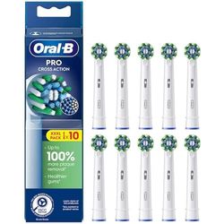 Oral-B Pro CrossAction Lot de 10 têtes de rechange pour brosse à dents électrique Blanc