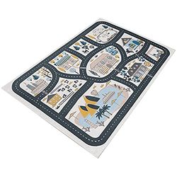 Tapis en polyester estampillé 100 x 200 cm
